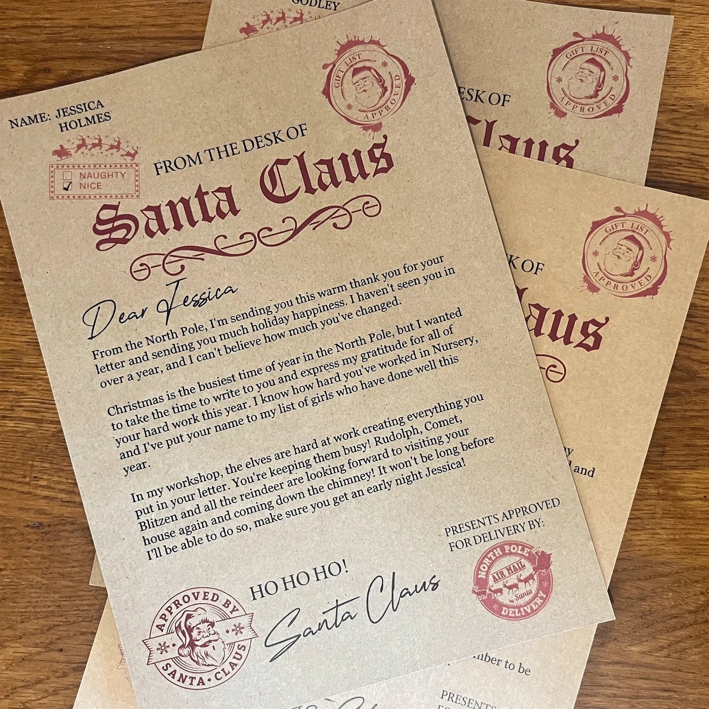 Personalized Letter from Santa Claus!